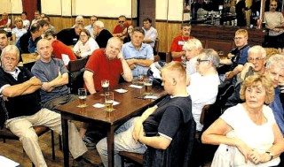 Wrexham fans at last night's meeting