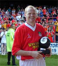 Brian Carey with the Premier Cup